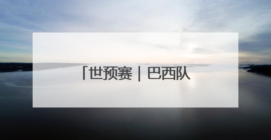 世预赛｜巴西队战平厄瓜多尔队